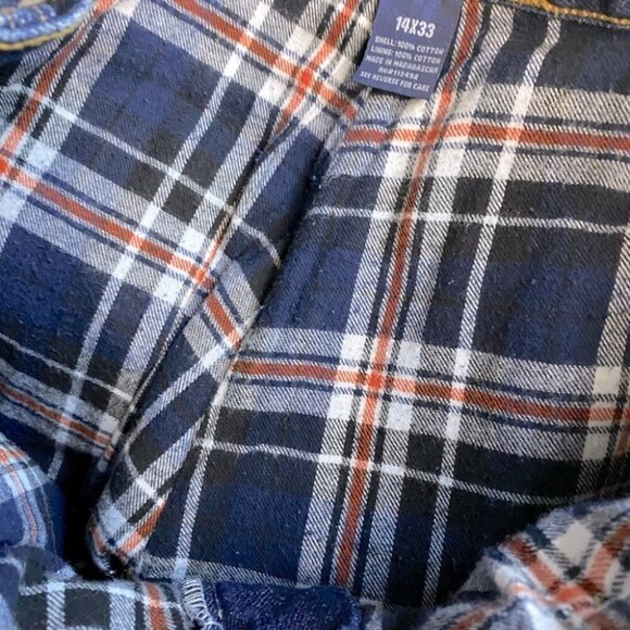 Full Blue Med Dark Wash Flannel Lined Winter Jeans 14 - Picture 7 of 14